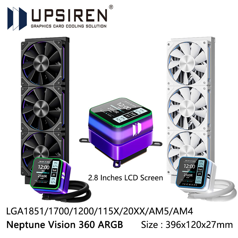 Pc Gaming Liquid - USIREN Neptune Vision 360 ARGB مشعاع