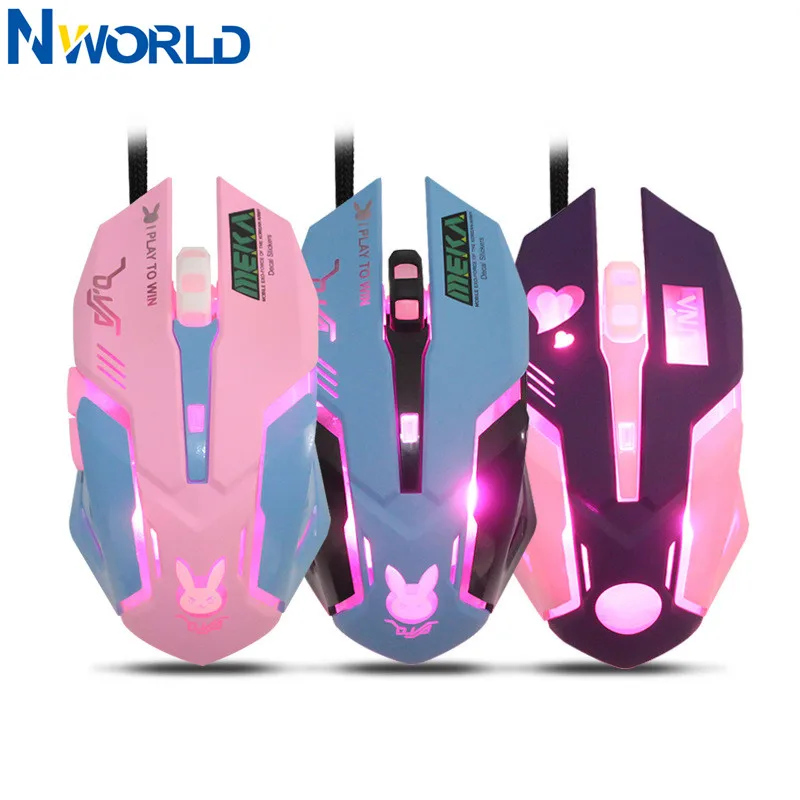 فأرة ألعاب OW بـ 6 أزرار مع إض - مراجعة Pc Gaming Pink وسعره
