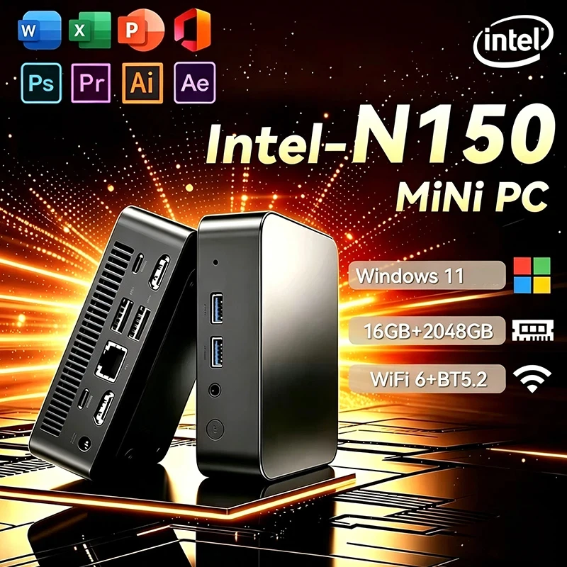 كمبيوتر مصغر جديد يعمل بنظام و - مراجعة Pc Gaming Intel وسعره